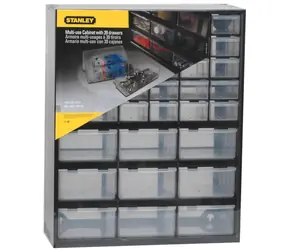 Stanley 1-93-981 Organizer zásuvkový / 39 zásuvek (30 malých a 9 velkých) / Rozměry 36.5 x 16 x 44.5 cm