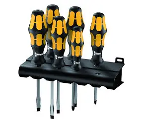 WERA 932 S|6 Sada šroubováků Kraftform Wera: sekací šroubovák + stojánek