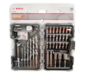 BOSCH 2607017327 / Sada vrtáků a bitů / 35 ks