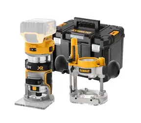 DeWalt DCW604NT / Aku Frézka s příslušenstvím / 18V / Upínání hřídele 8mm / Bez aku