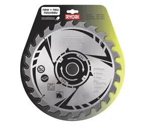 Ryobi SB254T24A1 / Pilový kotouč na dřevo / Průměr 254 x 30 mm / šířka řezu: 2.6mm / Počet zubů 24