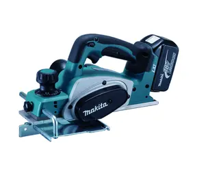 Makita DKP180RTJ / Aku Hoblík / 18V / 2x 5.0Ah / šířka 82 mm / 14.000 ot-min / hloubka úběru 0-2 mm / kufr
