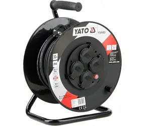 YATO Prodlužovák bubnový 4zásuvky IP44 16A 30 m