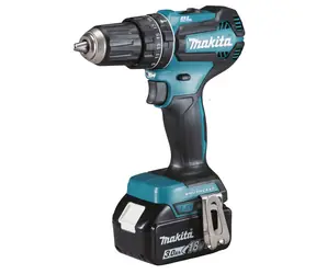 Makita DHP485RF3J / Aku Příklepový šroubovák / 18V / 3x3.0Ah / 13 mm sklíčidlo / 1.900 ot-min / 28.500 úderů-min / 50 Nm