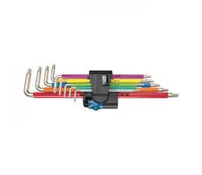 WERA 3967|9 TX SXL Multicolour HF Stainless 1 / Sada zástrčných klíčů s přidržovací funkcí / nerezová ocel