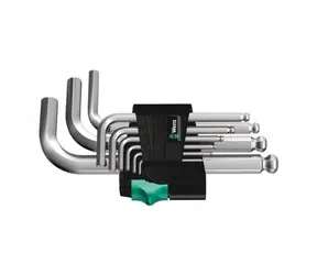 WERA 950|9 Hex-Plus 3 / Sada zástrčných klíčů / metrická / chromovaná