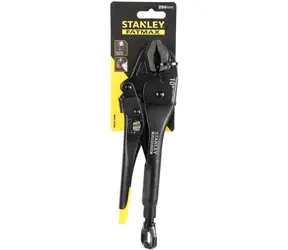 Stanley FMHT0-74886 / Samosvorné kleště FatMax / 250 mm / oblé čelisti