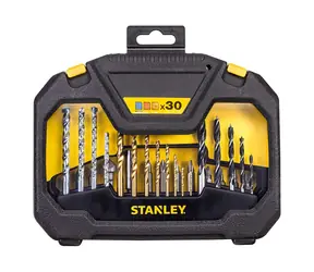 Stanley STA7183 / Sada vrtáků a bitů (30 ks)