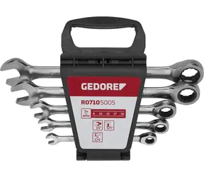 GEDORE RED R07105005 - Sada očkoplochých klíčů / 8 - 19 mm / 5 ks