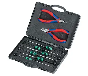 Knipex 002018 Sada s kleštěmi pro elektroniku 8 ks