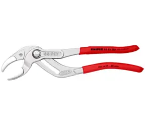 Knipex 81 03 250 Kleště instalatérské na sifonová šroubení a plasty 250mm / 25 pozic / 25 - 80mm