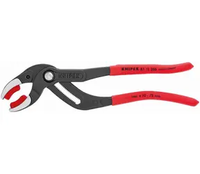 Knipex 81 11 250 Kleště instalatérské na sifonová šroubení a plasty 250mm / 25 pozic / 10 - 75mm
