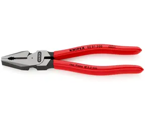 Knipex 02 01 200 Silové kombinované kleště 200mm / tvrdý drát:2.8mm / strunový drát:2.2mm / měděný kabel: 13mm & 25mm2