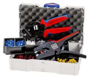 Knipex 97 90 17 Lisovací kleště + Lisovací sortiment pro dutinky