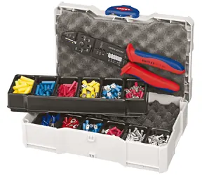 Knipex 97 90 25 Lisovací kleště + Lisovací sortiment pro kabelové spojky