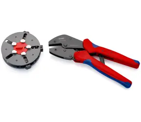 Knipex MultiCrimp 97 33 01 Lisovací kleště s výměnným zásobníkem 250mm