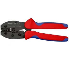 Knipex PreciForce 97 52 34 SB Lisovací kleště 220mm / 0.1 - 2.5 mm2 / AWG 27-13 / Hnízd: 4