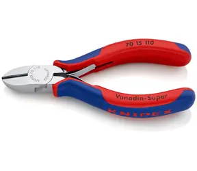 Knipex 70 15 110 Boční štípací kleště 110mm / měkký: 3mm / polotvrdý: 2mm / tvrdý: 1.2mm