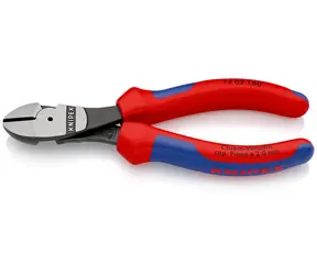 Knipex 74 02 160 SB Silové boční štípací kleště 160mm / polotvrdý: 3.4mm / tvrdý: 2.5mm / strunový: 2mm