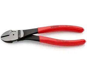 Knipex 74 21 200 Silové boční štípací kleště 200mm / 25° / polotvrdý: 4.2mm / tvrdý: 3mm / strunový: 2.5mm
