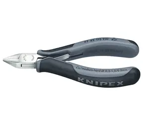 Knipex 77 42 115 ESD Boční štípací kleště pro elektroniku ESD 115mm / měkký: 1.3mm / polotvrdý:0.8mm