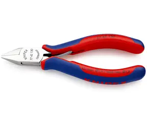 Knipex 77 42 130 Boční štípací kleště pro elektroniku 130mm / měkký: 1.6mm / polotvrdý:1.3mm