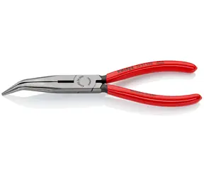 Knipex 26 21 200 Půlkulaté kleště s břity 200mm / úzké ploché kleště / 40° / délka čelistí: 73mm
