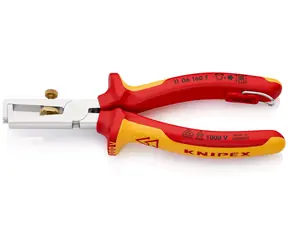 Knipex 11 06 160 T Odizolovací kleště VDE s připevňovacím okem 160mm / 5mm / 10mm2 / AWG 7