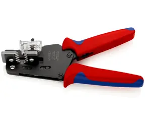 Knipex 12 12 10 Přesné odizolovací kleště s tvarovými noži 195mm / 2.5 | 4.0 | 6.0 | 10.0 mm2 / AWG 13 - 7