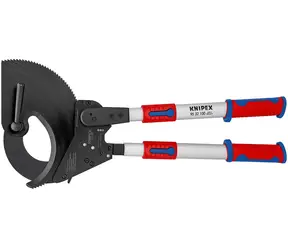 Knipex 95 32 100 Kleště na kabely(princip rohatky se západkou) s teleskopickými rukoje. 680mm/ 100mm / 960mm2 / MCM 1900