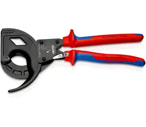 Knipex 95 32 320 Kleště na kabely (princip rohatky se západkou) 320mm / 3rychlostní / 60mm / 600mm2 / MCM 1200