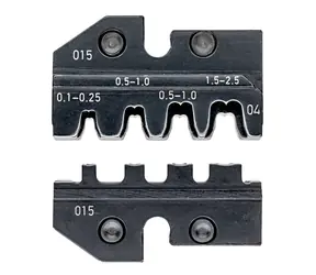 Knipex 97 49 04 Lisovací profil pro neizolované otevřené konektory 2.8 + 4.8 mm / 0.1-2.5mm2 / AWG 27 - 13