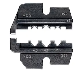 Knipex 97 49 66 Lisovací profilpro solární konektory MC 4 (Multi-Contact) / 2.5 - 6.0 mm2 / AWG 13 -10 / hnizd: 3