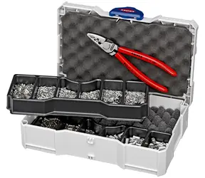 Knipex 97 90 05 Lisovací sortiment pro dutinky + kleště