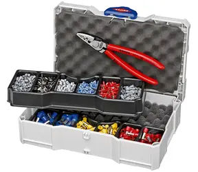 Knipex 97 90 06 Lisovací sortiment pro dutinky + kleště