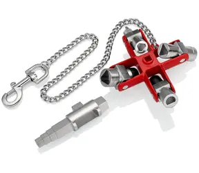 Knipex 00 11 06 V01 Univerzální klíč „Stavebnictví“ pro běžné skříně a systémy zavírání