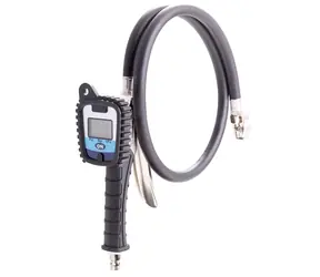 Aerotec Pistole na huštění kol LCD PRO / 16 bar / hadice 85 cm / LDC displej / CR2032 / PSI&Bar&Kpa / bez kalibrace