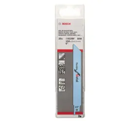 BOSCH 2608657550 / Pilový plátek do pily ocasky S 922 BF / 150 x 19 x 0.9 mm / 1.8 mm / 25ks