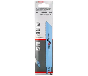 BOSCH 2608656014 / Pilový plátek do pily ocasky S 922 BF / 150 x 19 x 0.9 mm / 1.8 mm / 5ks