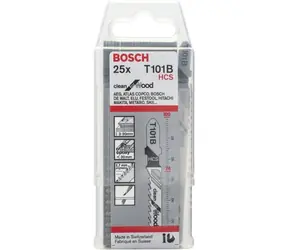 BOSCH 2608633622 / Pilový plátek do kmitací pily T 101 B / HCS / délka: 100 mm / Rozteč zubů: 2.7 mm / 25ks / doprodej