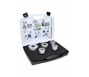BOSCH X-LOCK Dry Speed Best for Ceramic 2608599037 / Sada diamantových děrovek / 20 | 25 | 35 | 51 | 68 mm