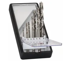 BOSCH Robust Line 2607019923 / 7dílná sada spirálových vrtáků do dřeva / šestihranná stopka