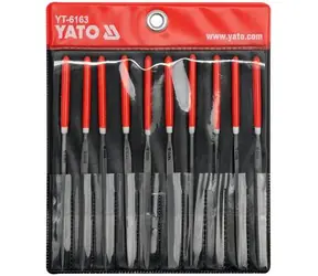 YATO YT-6163 / Sada pilníků jehlových 3 x 140 mm / 10 ks