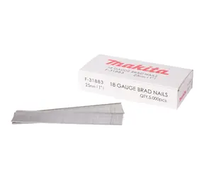 Makita F-31883 kolářské hřebíky 25mm (5000 ks) / délka 25 mm / pro Makita AF505 & DBN500 & AF506