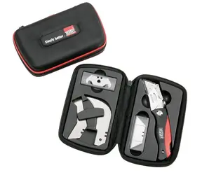 Bessey DBKPH-SET / Zavírací nůž s příslušenstvím / 4 typy vyměnitelných čepelí / nylonové pouzdro