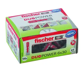 fischer DuoPower 6x30 LD hmoždinky 100 ks