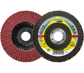 KLINGSPOR 322869 SMT 924 Special / Brusný lamelový talíř / Zrnitost 80 / 125mm / Otrvor 22.23mm / CS 912 Y / 1 ks