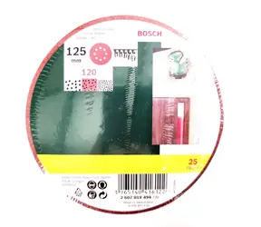 BOSCH 2607019494 / Sada brusných papírů pro excentrické brusky / Zrnitost 120 / Průměr 125 mm / 25 ks