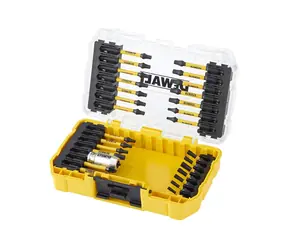 DeWalt DT70734T / sada bitů FLEXTORQ / Pz@57 mm / T@25 mm / magnetický doraz / box TOUGH CASE+ / 29 ks