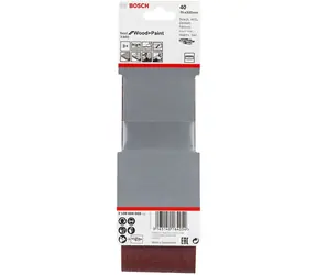 BOSCH X440 Best for Wood and Paint 2608606069 / Brusný pás / Zrnitost 40 / 75x533 mm / 3 ks